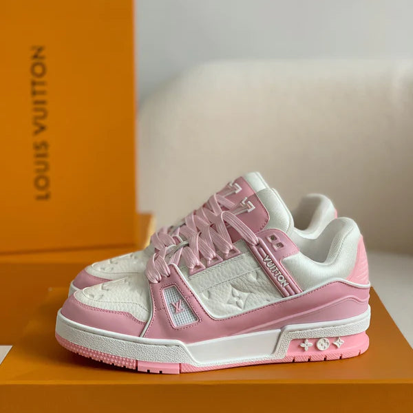 Pink Louis-V LV Luxury Sneaker - LIMITED EDITION