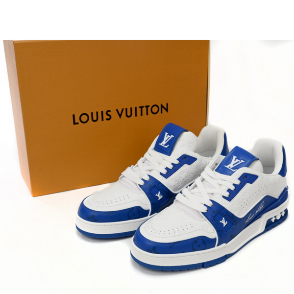 L.V Trainer #54 Signature Blue White Sports Shoe