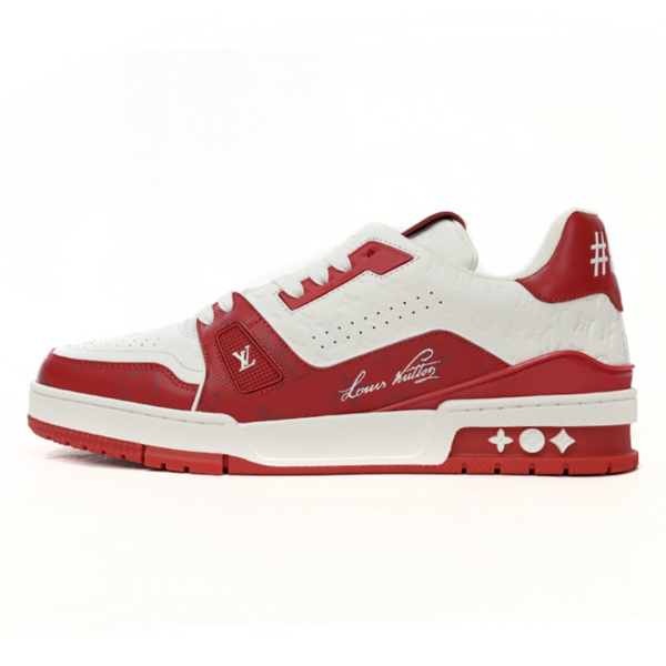 L.V Trainer #54 Signature Red White Sports Shoe