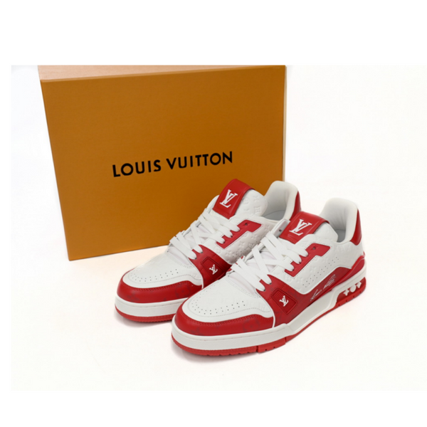 L.V Trainer #54 Signature Red White Sports Shoe